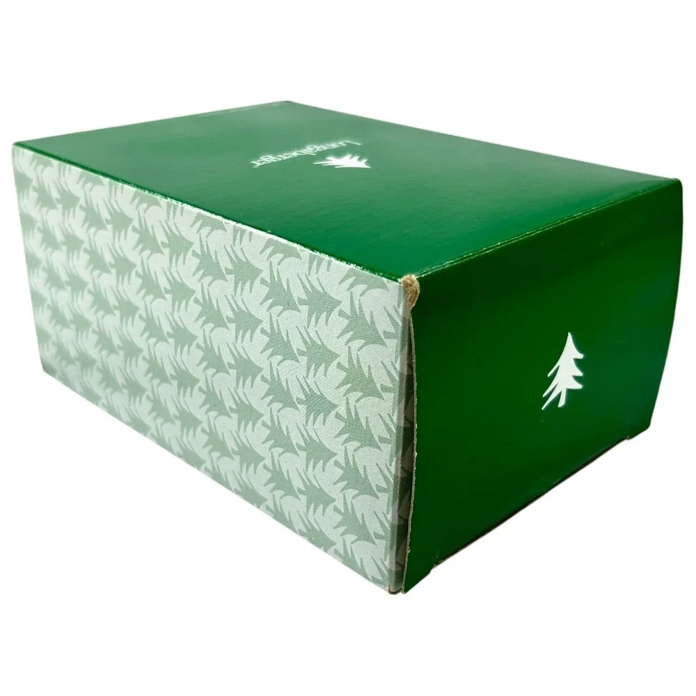 Longaberger LITTLE SHOPPER BASKET 2008 Tree Trimming Lid Liner Protector Tie-on
